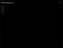 Tablet Screenshot of leanjo.com